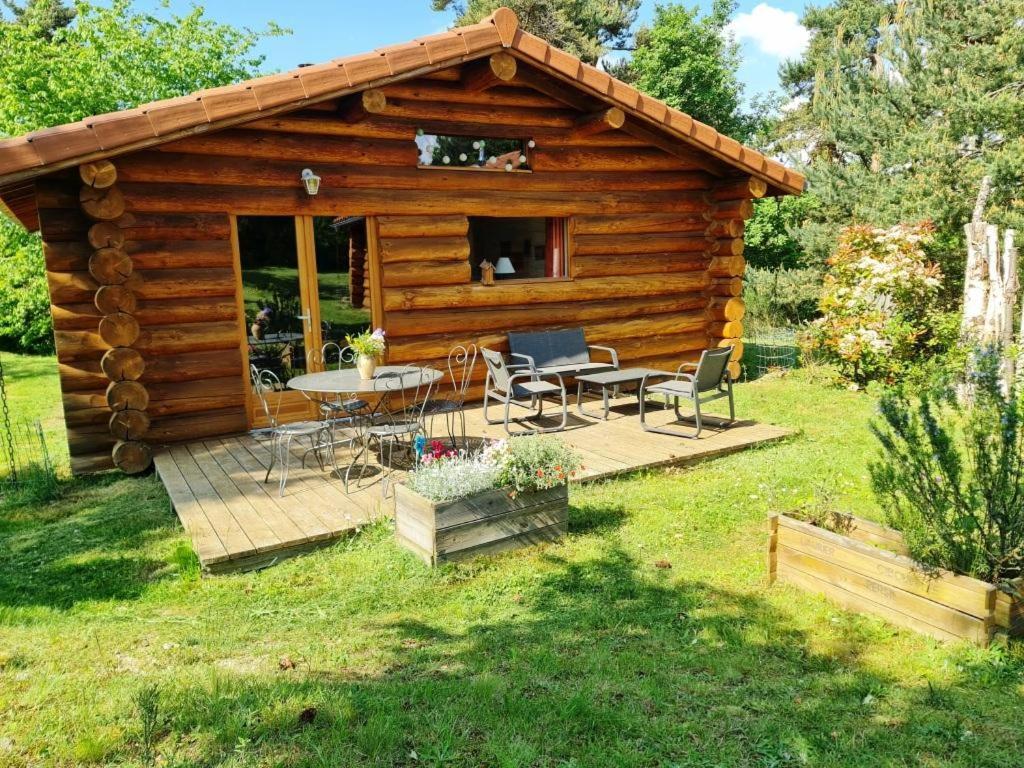 Pialous:Chalet En Rondins Avec Espace Detente La Chapelle-d'Aurec Εξωτερικό φωτογραφία