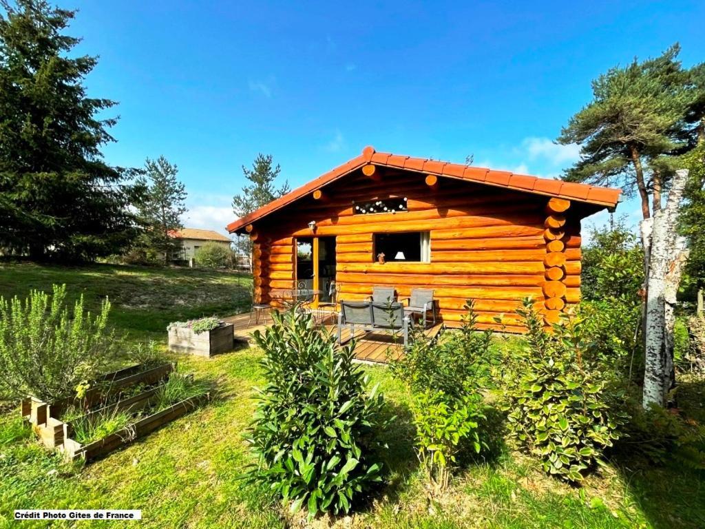 Pialous:Chalet En Rondins Avec Espace Detente La Chapelle-d'Aurec Εξωτερικό φωτογραφία