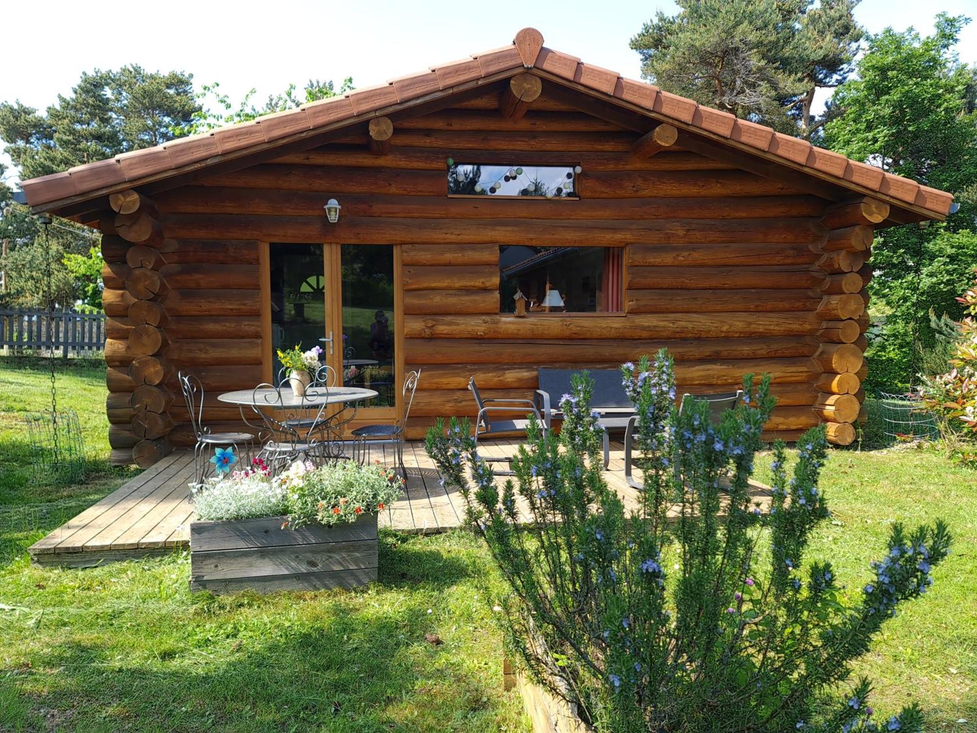 Pialous:Chalet En Rondins Avec Espace Detente La Chapelle-d'Aurec Εξωτερικό φωτογραφία